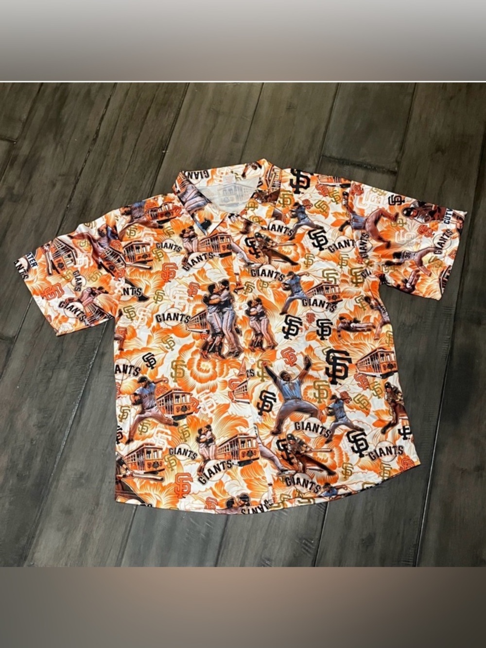 Giants 2014 World Series Hawaiian Aloha Shirt - Size XL